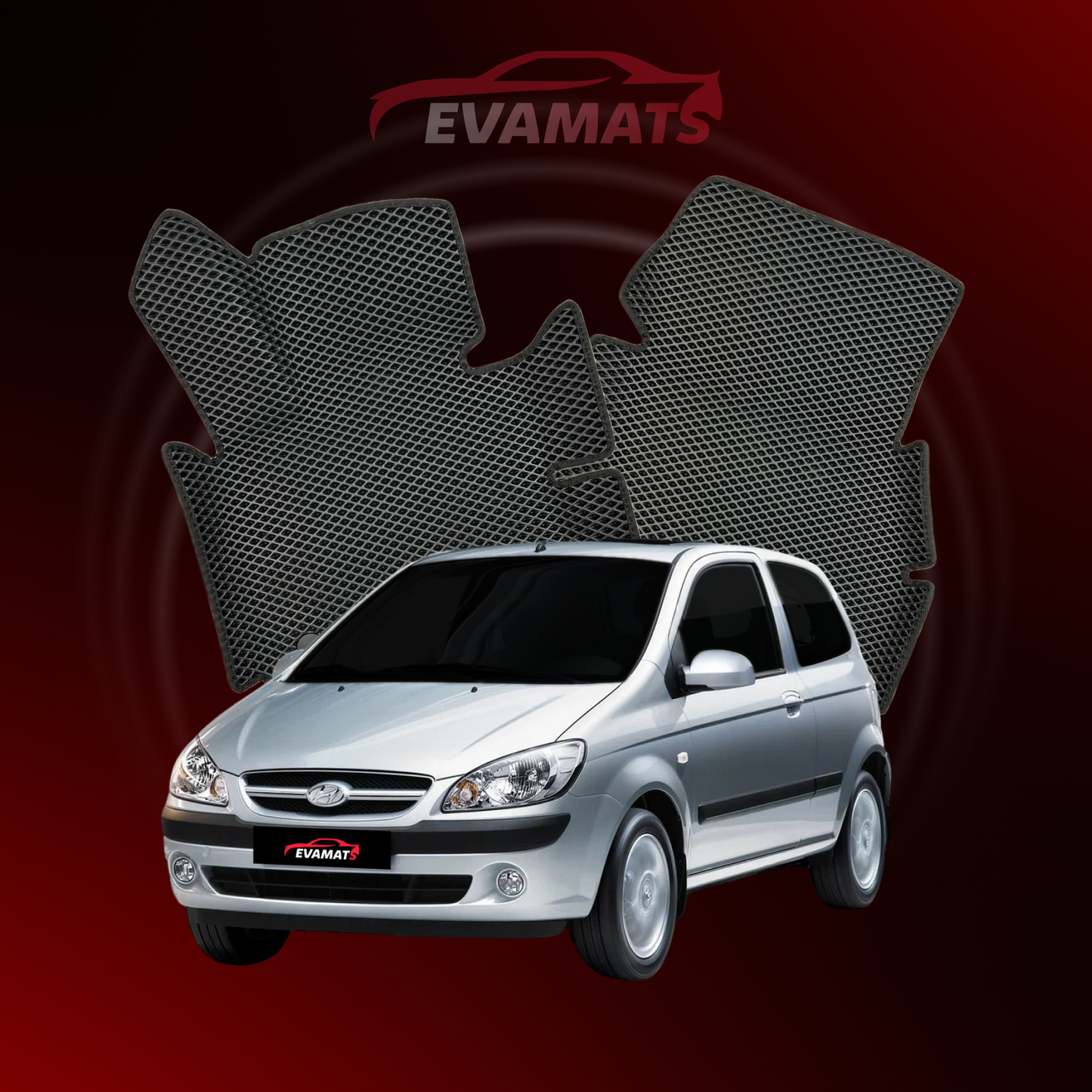 Fußmatten EVAMATS für Hyundai Getz 1 Gen 2002-2011 Jahr FLIEßHECK 3-Türer