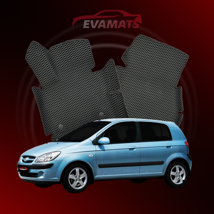 Fußmatten EVAMATS für Hyundai Getz 1 Gen 2002-2011 Jahr FLIEßHECK 5-Türer