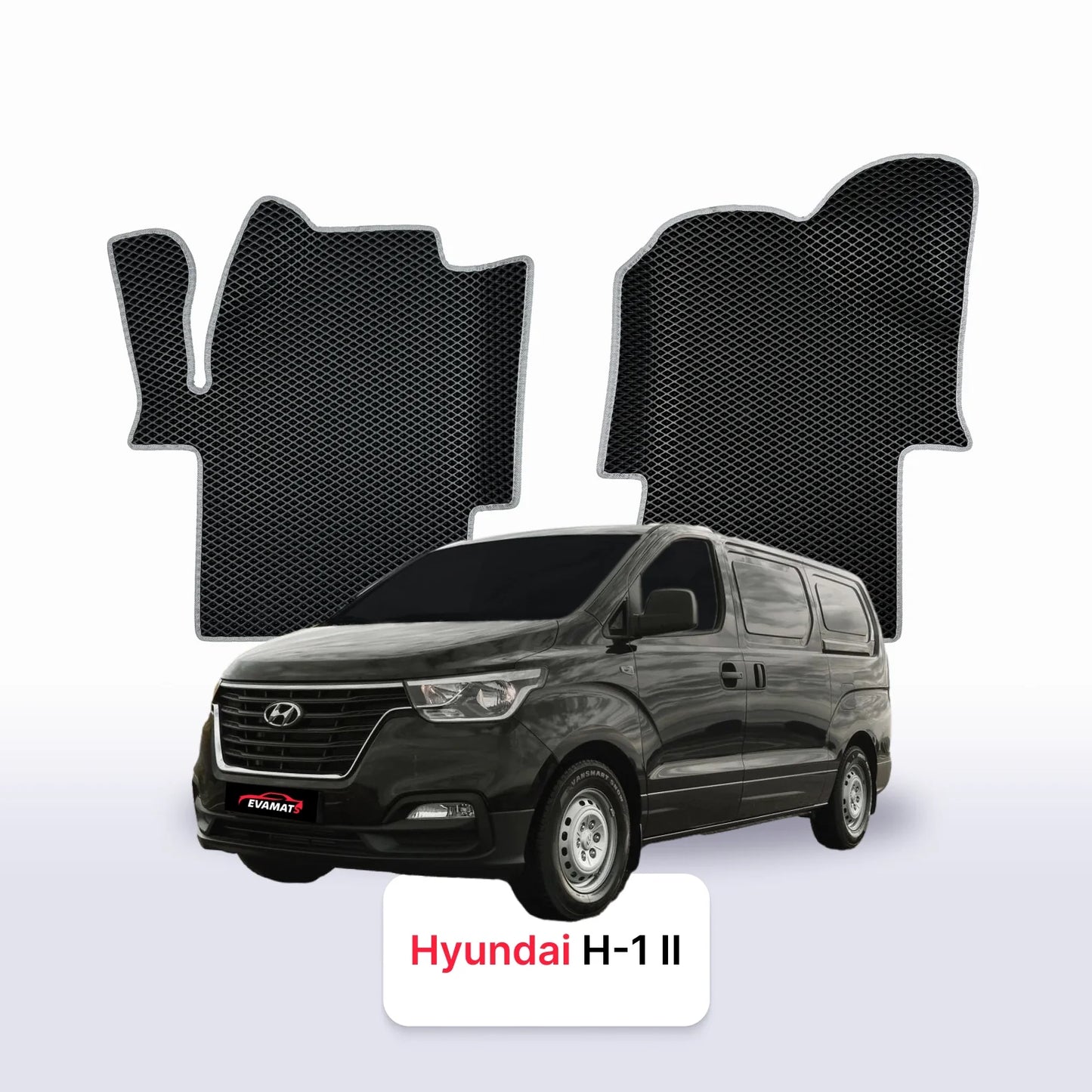 Fußmatten EVAMATS für Hyundai H-1 2 gen 2007-2023 jahr VAN