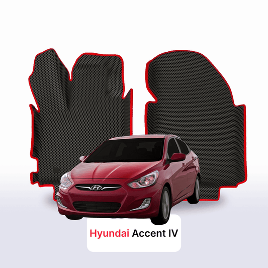 Fußmatten EVAMATS für Hyundai Accent 4 gen 2010-2017 jahr LIMOUSINE