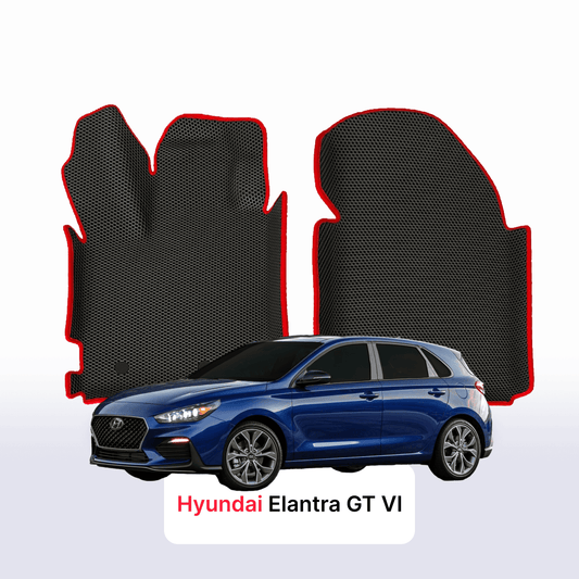 Fußmatten EVAMATS für Hyundai Elantra GT(AD) 6. Generation 2015-2020 Jahr FLIEßHECK 5-Türer