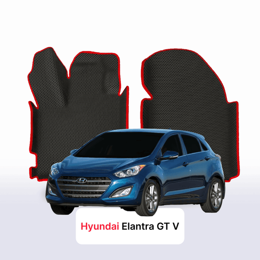 Fußmatten EVAMATS für Hyundai Elantra GT(MD) 5. Generation 2013-2016 Jahr FLIEßHECK 5-Türer
