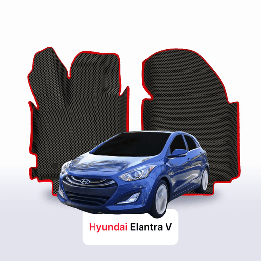 Fußmatten EVAMATS für Hyundai Elantra(MD) 5. Generation 2010-2014 Jahr FLIEßHECK 5-Türer