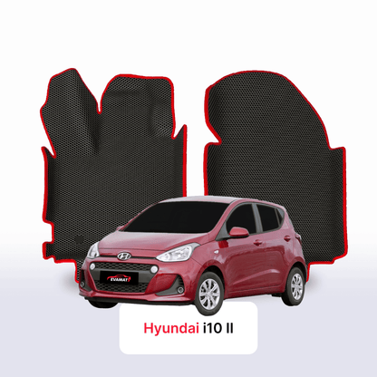 Fußmatten EVAMATS für Hyundai i10 2. Generation 2013-2019 Jahr FLIEßHECK 5-Türer