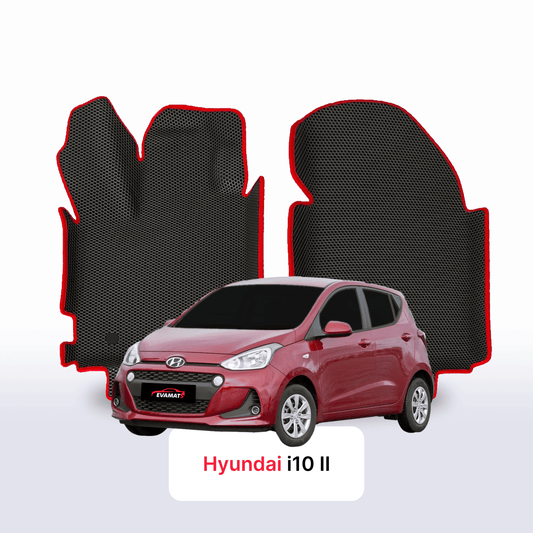 Fußmatten EVAMATS für Hyundai i10 2 gen 2013-2019 jahr SCHÄGHECK 5 türer