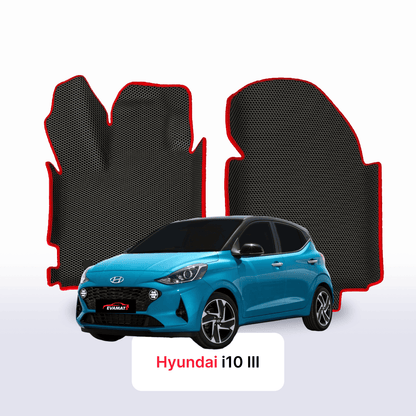 Fußmatten EVAMATS für Hyundai i10 3 gen 2019-2026 jahr SCHÄGHECK 5 türer