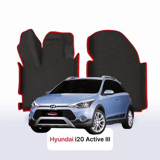 Fußmatten EVAMATS für Hyundai I20 Active(IB) 2 gen 2014-2020 jahr SCHÄGHECK 5 türer
