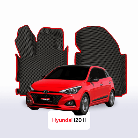 Fußmatten EVAMATS für Hyundai I20(IB) 2 gen 2014-2020 jahr SCHÄGHECK 5 türer