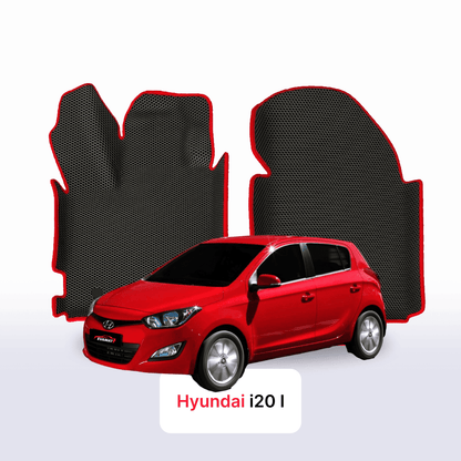 Fußmatten EVAMATS für Hyundai I20(PB) 1 gen 2008-2014 jahr SCHÄGHECK 5 türer