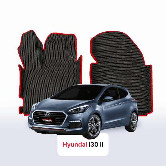 Fußmatten EVAMATS für Hyundai I30 2 gen 2011-2017 jahr SCHÄGHECK 3 türer