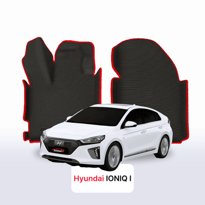 Fußmatten EVAMATS für Hyundai IONIQ 1. Generation 2016–2023, Hybrid-Fließheck, 5-türig