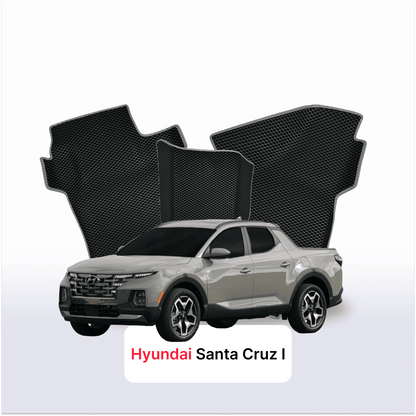 Fußmatten EVAMATS für Hyundai Santa Cruz 1. Generation 2021-2025 Jahr PICK-UP Doppelkabine
