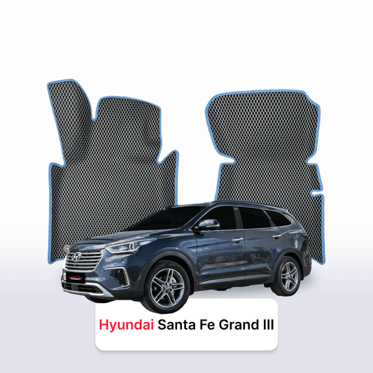 Fußmatten EVAMATS für Hyundai Santa Fe Grand 3 Gen 2012-2018 Jahr SUV