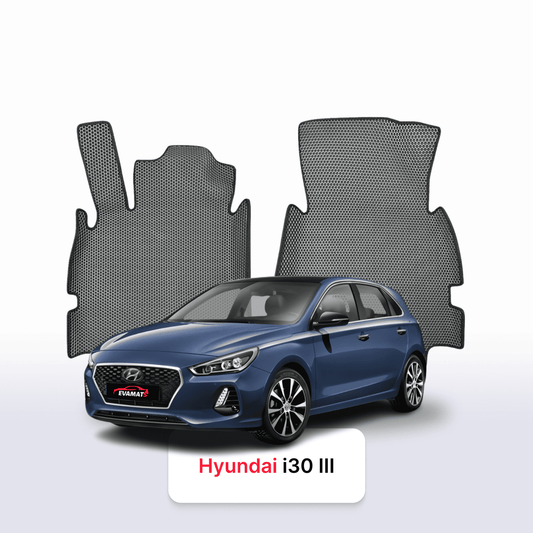 Fußmatten EVAMATS für Hyundai I30 3. Generation 2017-2025 Jahr FLIEßHECK 5-Türer