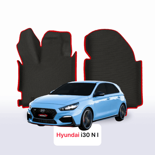 Fußmatten EVAMATS für Hyundai i30 N 1 gen 2016-2028 jahr SCHÄGHECK 5 türer