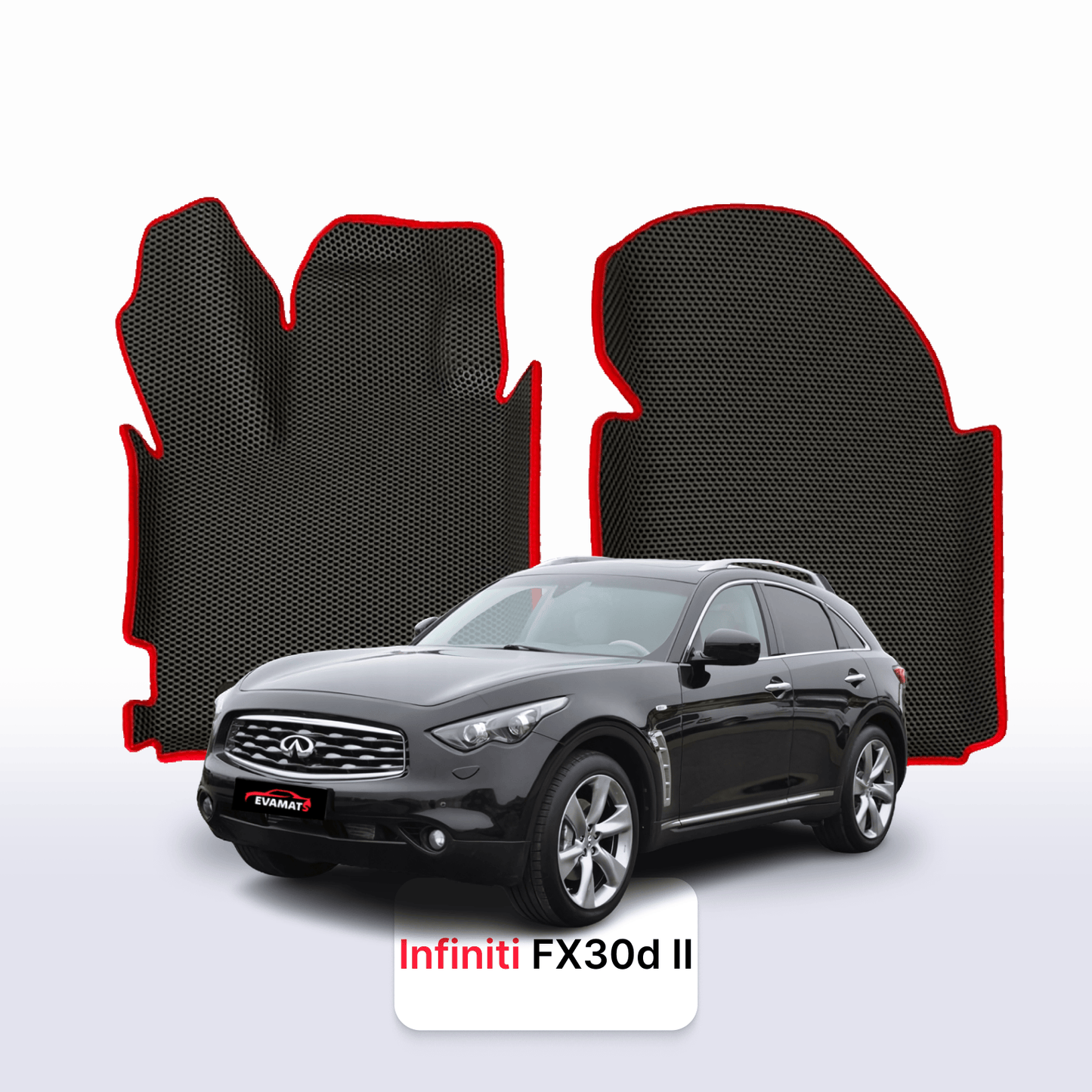 Fußmatten EVAMATS für Infiniti FX30d 2 Gen 2008-2013 Jahr SUV