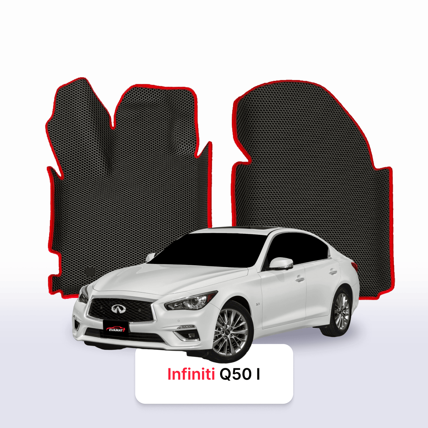 Fußmatten EVAMATS für Infiniti Q50 1 gen 2013-2025 jahr LIMOUSINE