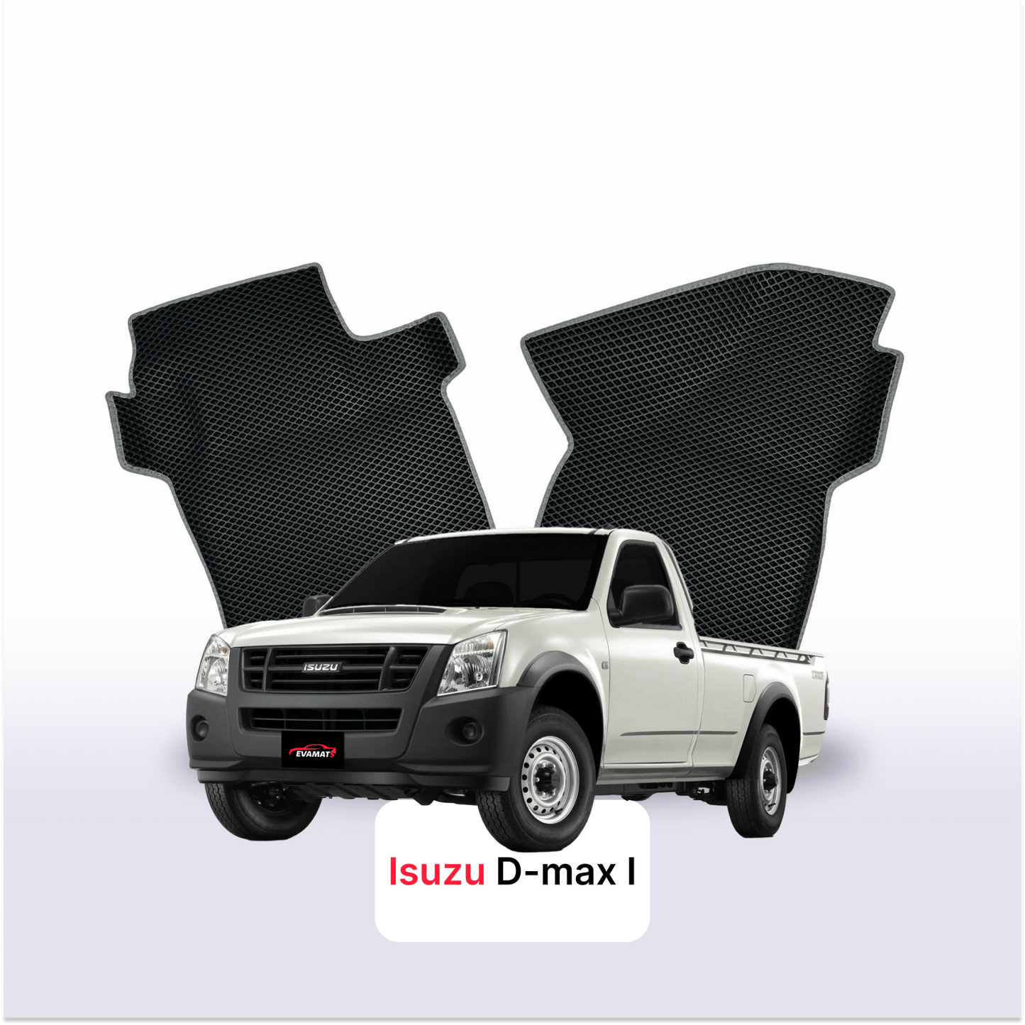 Fußmatten EVAMATS für Isuzu D-Max 1 Gen 2002-2012 Jahr PICK-UP Einzelkabine