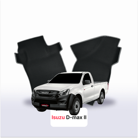Fußmatten EVAMATS für Isuzu D-Max 2 Gen 2012-2018 Jahr PICK-UP Einzelkabine
