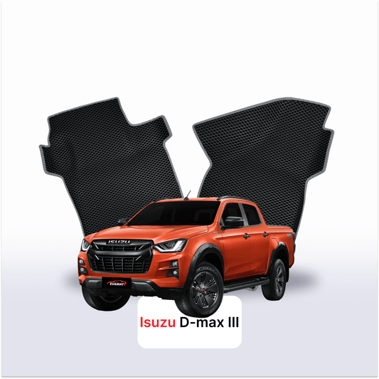 Fußmatten EVAMATS für Isuzu D-Max 3 Gen 2019-2025 Jahr PICK-UP Doppelkabine
