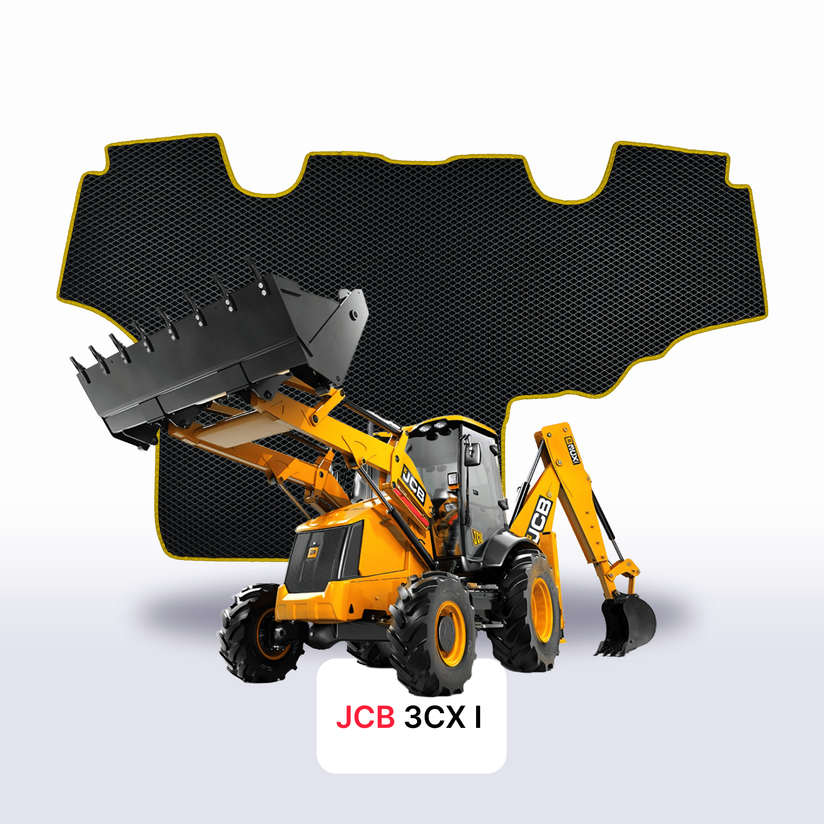 Fußmatten EVAMATS für JCB 3CX 1 gen 2008-2024 jahr BAGGER