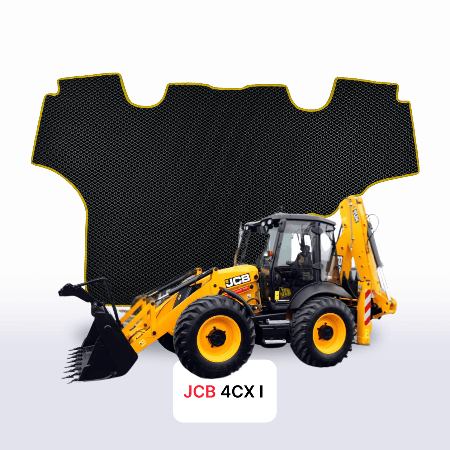 Fußmatten EVAMATS für JCB 4CX 1 gen 2008-2024 jahr BAGGER