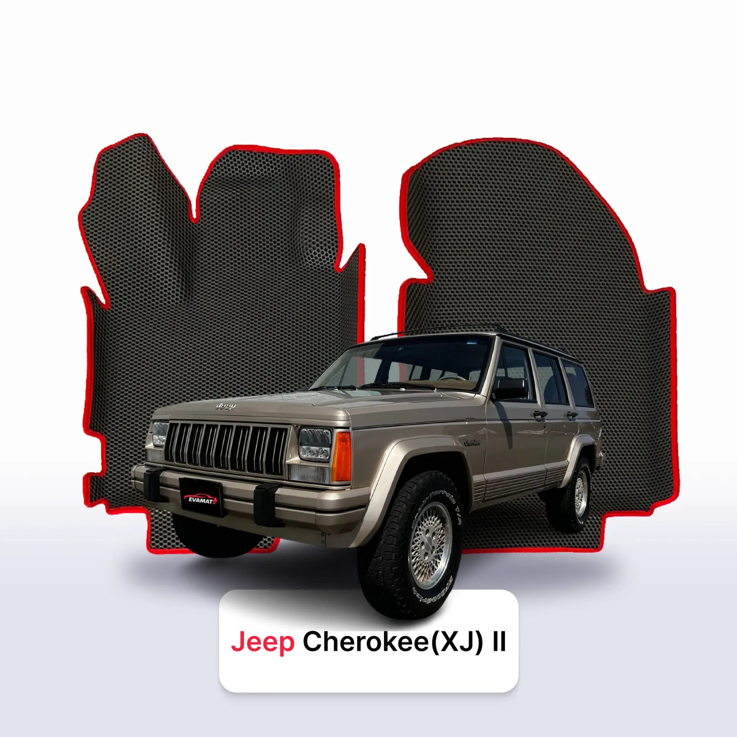 Fußmatten EVAMATS für Jeep Chejahree(XJ) vor-facelift 2 gen 1983-1996 jahr SUV 5 dzwi