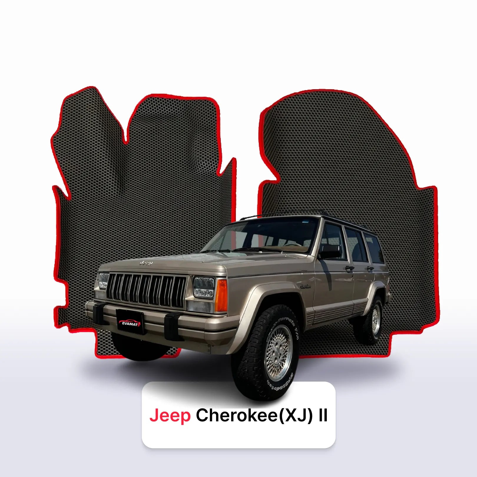 Fußmatten EVAMATS für Jeep Chejahree(XJ) vor-facelift 2 gen 1983-1996 jahr SUV 5 dzwi