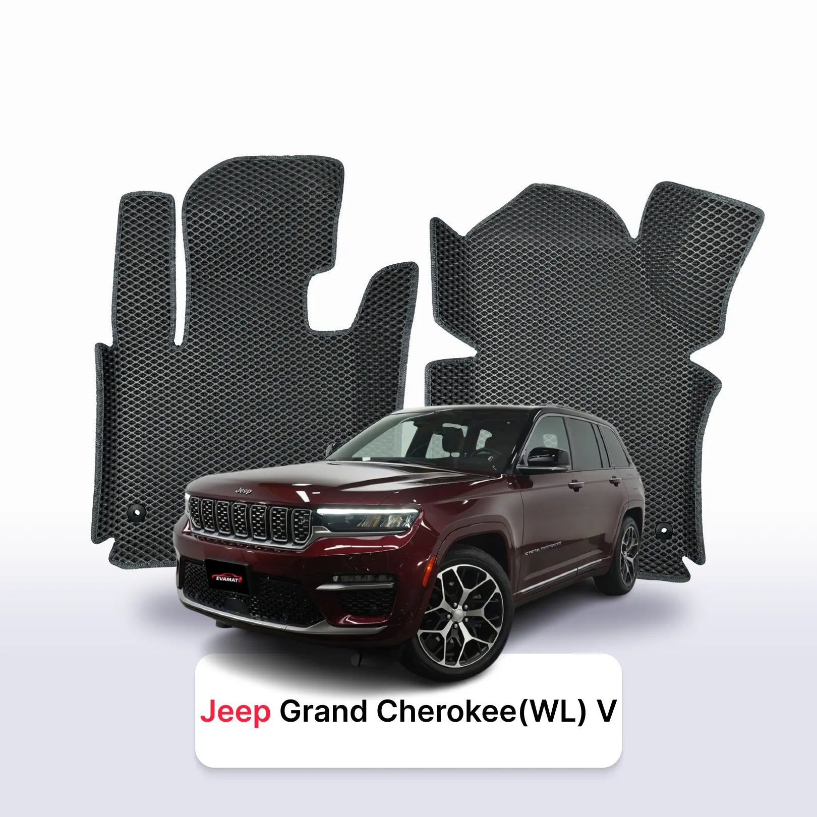 Fußmatten EVAMATS für Jeep Grand Chejahree Summit(WL) 5 gen 2021-2028 jahr LONG SUV