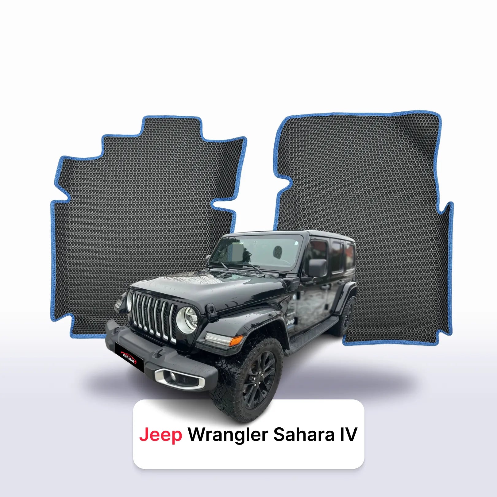 Fußmatten EVAMATS für Jeep Wrangler Sahara(JL) 4 gen 2017-2027 jahr SUV 5 türer