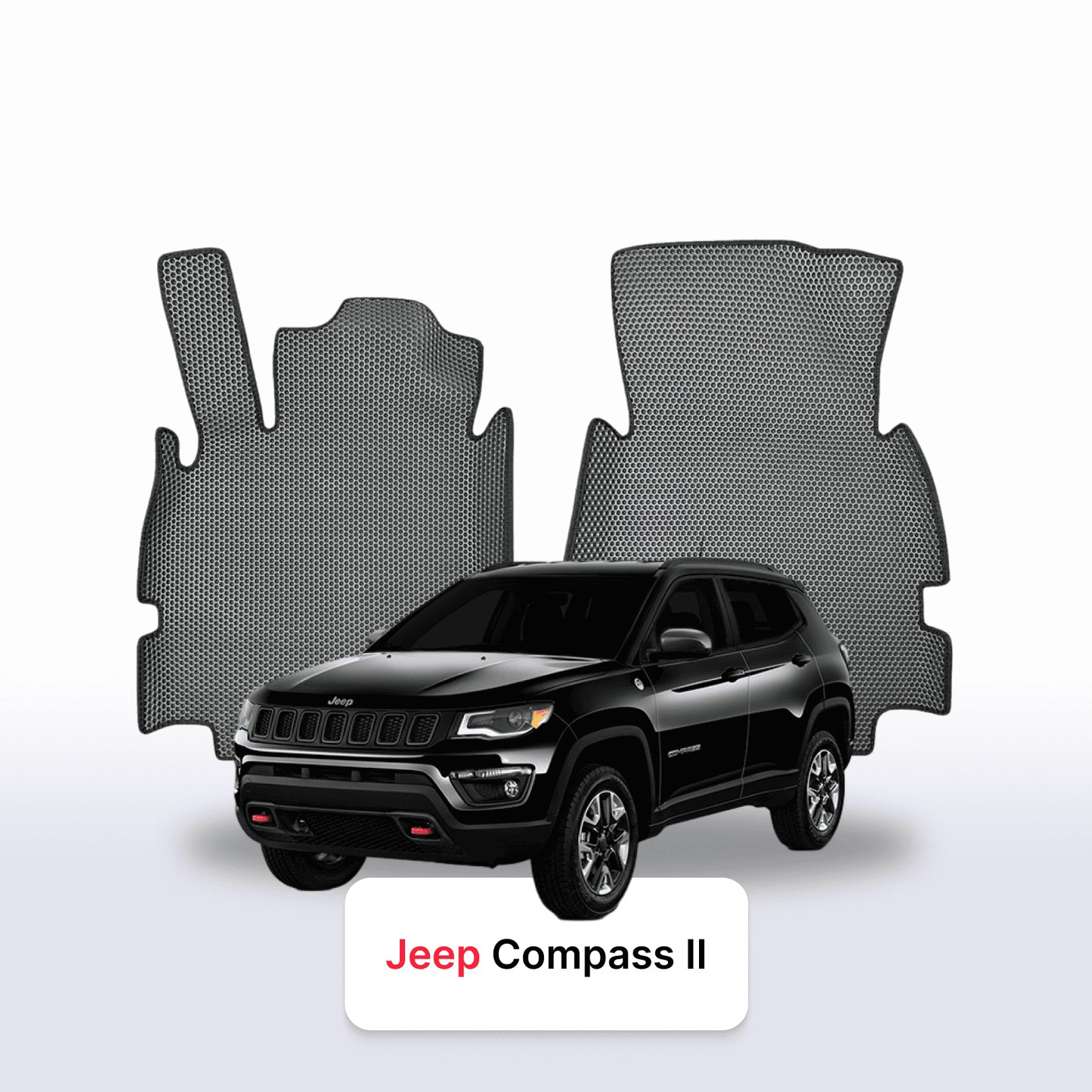Fußmatten EVAMATS für Jeep Compass 2 gen 2017-2026 jahr SUV