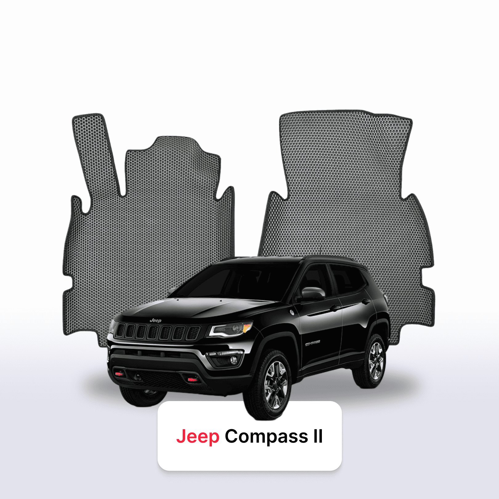 Fußmatten EVAMATS für Jeep Compass 2 gen 2017-2026 jahr SUV