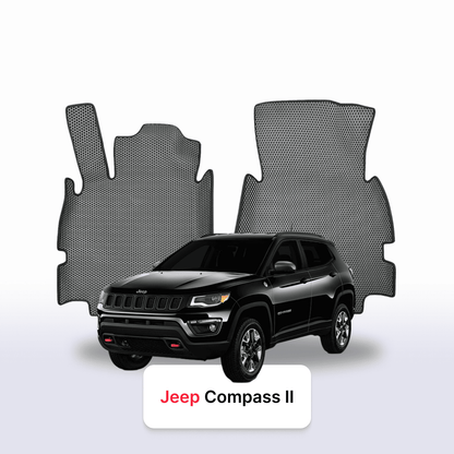 Fußmatten EVAMATS für Jeep Compass 2 gen 2017-2026 jahr SUV