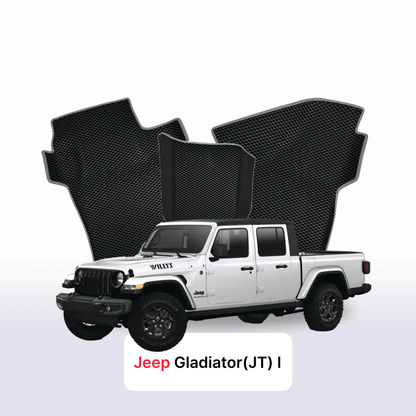 Fußmatten EVAMATS für Jeep Gladiator(JT) 1. Generation 2019-2024 Jahr PICK-UP Doppelkabine