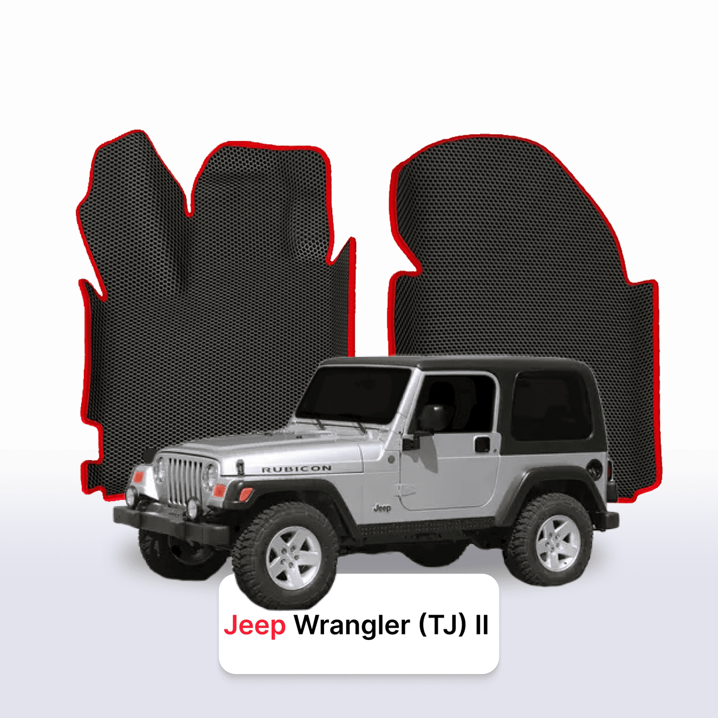 Fußmatten EVAMATS für Jeep Wrangler(TJ) 2. Generation 1996–2006, SUV, 3-türig