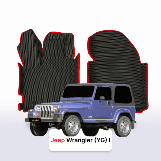 Fußmatten EVAMATS für Jeep Wrangler (YJ) 1 gen 1986-1996 jahr 3 türer SUV