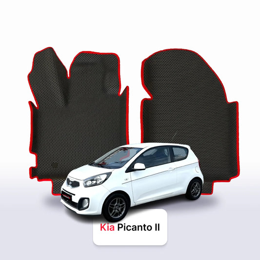 Fußmatten EVAMATS für Kia Picanto II gen 2011-2017 jahr SCHÄGHECK 3 türer