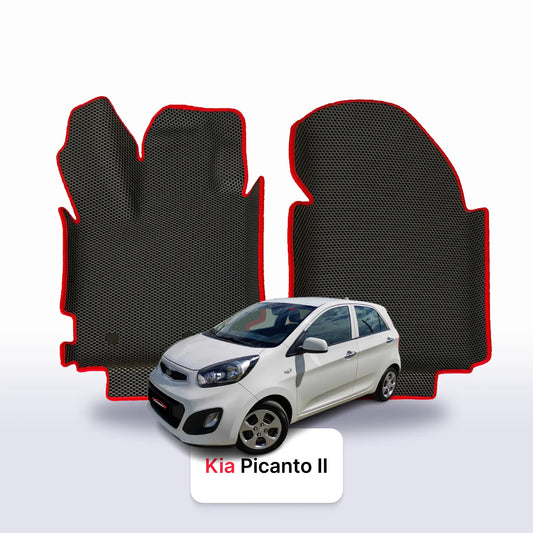 Fußmatten EVAMATS für Kia Picanto II gen 2011-2017 jahr SCHÄGHECK 5 türer