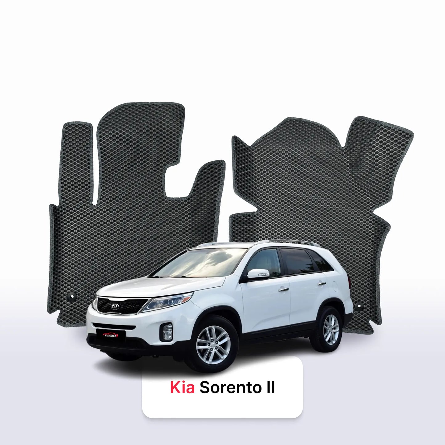 Fußmatten EVAMATS für Kia Sorento facelift II gen 2012-2014 jahr SUV