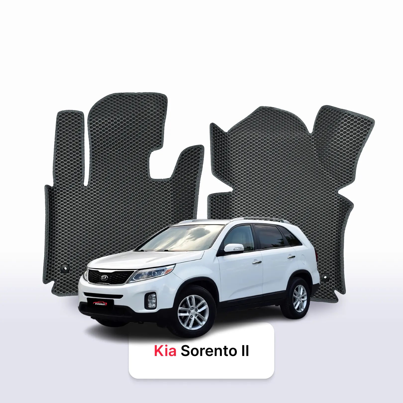 Fußmatten EVAMATS für Kia Sorento facelift II gen 2012-2014 jahr SUV