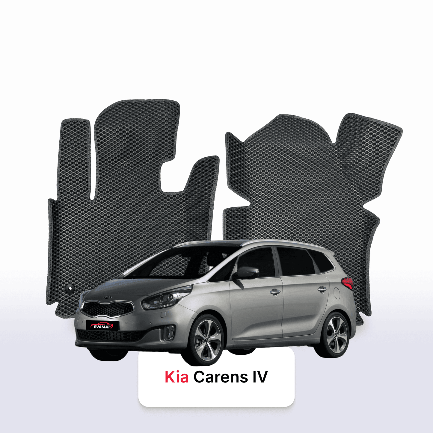Fußmatten EVAMATS für Kia Carens(RP) IV gen 2013-2019 Jahr MINIVAN