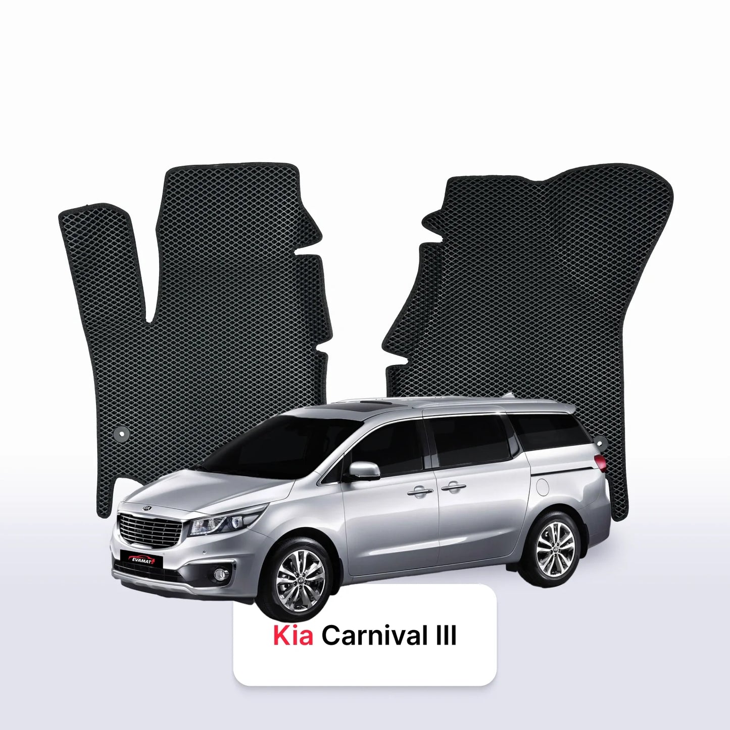 Fußmatten EVAMATS für Kia Carnival III Gen 2014-2021 Jahr MINIVAN
