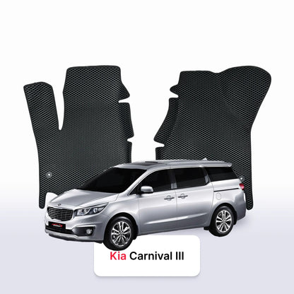 Fußmatten EVAMATS für Kia Carnival III Gen 2014-2021 Jahr MINIVAN
