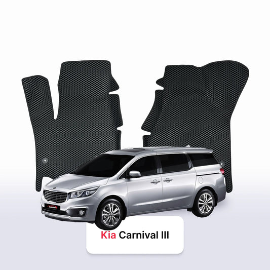 Fußmatten EVAMATS für Kia Carnival III gen 2014-2021 jahr MINIVAN