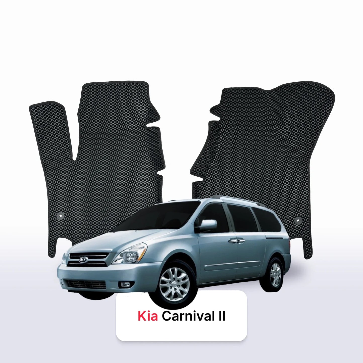 Fußmatten EVAMATS für Kia Carnival II Gen 2006-2014 Jahr MINIVAN