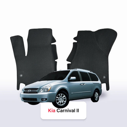 Fußmatten EVAMATS für Kia Carnival II Gen 2006-2014 Jahr MINIVAN