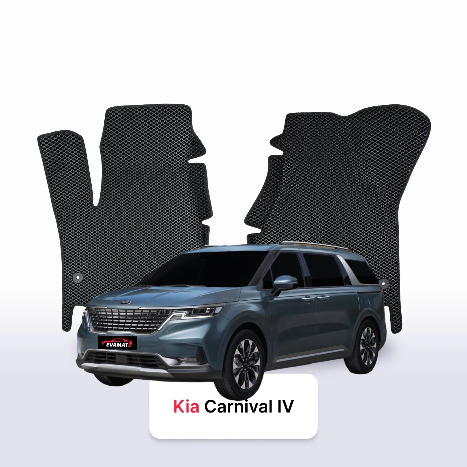 Fußmatten EVAMATS für Kia Carnival IV gen 2020-2028 jahr MINIVAN