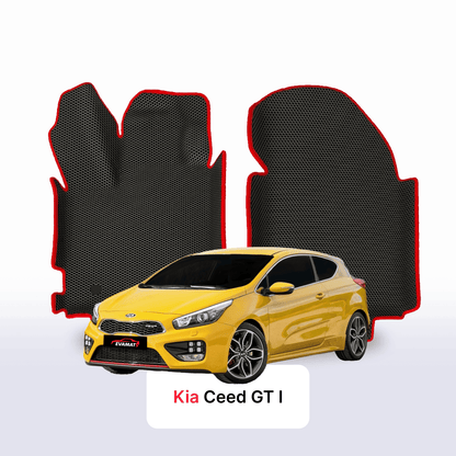 Fußmatten EVAMATS für Kia Ceed GT I Gen 2012-2018 Jahr FLIEßHECK 3-Türer