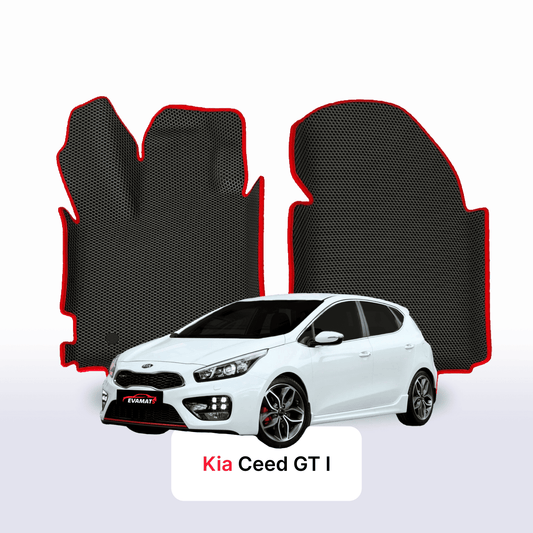 Fußmatten EVAMATS für Kia Ceed GT I gen 2012-2018 jahr SCHÄGHECK 5 türer