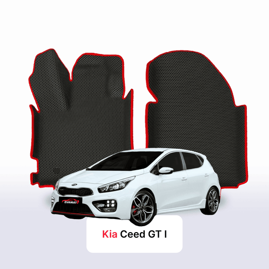 Fußmatten EVAMATS für Kia Ceed GT I Gen 2012-2018 Jahr FLIEßHECK 5-Türer